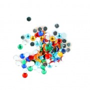 Stick-on rhinestones 3 mm for customization or creation - Multicolored x100