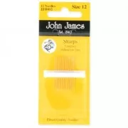 John James Beading needle Size 12 29,5 x 0,41 mm x12