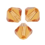 PureCrystal 5328 Crystal Bicones 3mm Topaz x50|raw }}
