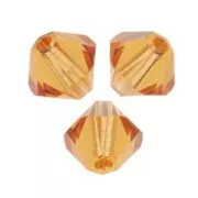 PureCrystal 5328 Crystal Bicones 3mm Topaz x50