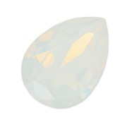 PureCrystal 4320 Pear Fancy Stone 8x6 mm White Opal x1|raw }}