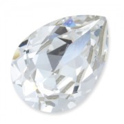 PureCrystal 4320 Pear Fancy Stone 8x6 mm Crystal x1