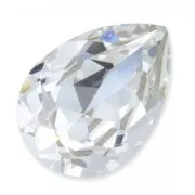 Crystal - PureCrystal 4320 Pear Fancy Stone 8x6 mm Crystal x1 PureCrystal 4320 Pear Fancy Stone 8x6 mm Crystal x1
