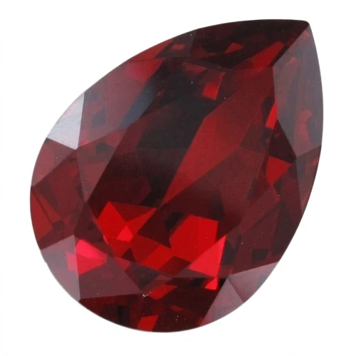 PureCrystal 4320 Pear Fancy Stone 8x6 mm Siam x1