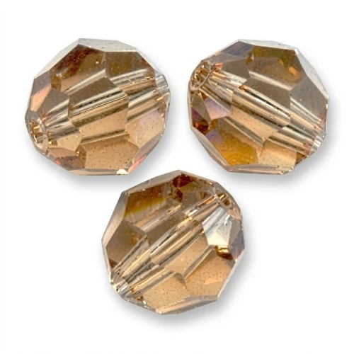 Round bead PureCrystal 5000 8 mm - Light Colorado Topaz x1