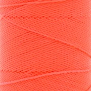 Linhasita waxed thread spool for micro macramé 1 mm - Corail Neon (394) x168m