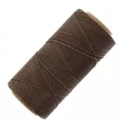 Linhasita waxed thread spool for micro macramé 1 mm - Café au lait (612) x168m