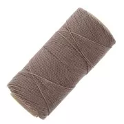 Linhasita waxed thread spool for micro macramé 1 mm - Marron glacé (213) x168m