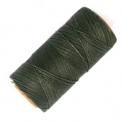 Linhasita waxed thread spool for micro macramé 1 mm - Khaki Green (64) x168m|raw }}