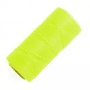 Linhasita waxed thread spool for micro macramé 0.5 mm - Neon Yellow (326) x335m