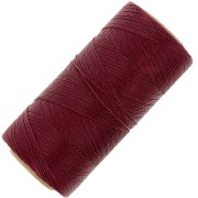 Linhasita waxed thread spool for micro macramé 0.5 mm - Dark Red (44) x335m
