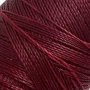 Linhasita waxed thread spool for micro macramé 0.5 mm - Burgundy (60) x335m