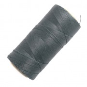 Linhasita waxed thread spool for micro macramé 0.5 mm - Anthracite (209) x335m|raw }}