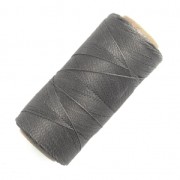 Linhasita waxed thread spool for micro macramé 0.5 mm - Dark Grey (665) x335m