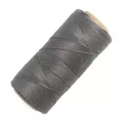 Linhasita waxed thread spool for micro macramé 0.5 mm - Dark Grey (665) x335m