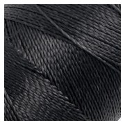 Linhasita waxed thread spool for micro macramé 0.5 mm - Charcoal Grey (691) x335m