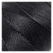 Linhasita waxed thread spool for micro macramé 0.5 mm - Charcoal Grey (691) x335m