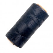 Linhasita waxed thread spool for micro macramé 0.5 mm - Blue Black (73) x335m|raw }}