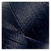 Linhasita waxed thread spool for micro macramé 0.5 mm - Blue Black (73) x335m