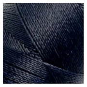 Linhasita waxed thread spool for micro macramé 0.5 mm - Blue Black (73) x335m