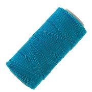Linhasita wax thread bobbin for micro macramé 0.5mm Dark Turquoise (707) x335m|raw }}