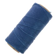 Linhasita waxed thread spool for micro macramé 0.5 mm - Lapis Blue (298) x335m