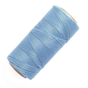 Linhasita waxed thread spool for micro macramé 0.5 mm - Light Blue (606) x335m