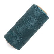 Linhasita waxed thread spool for micro macramé 0.5 mm - Teal (228) x335m|raw }}