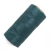 Linhasita waxed thread spool for micro macramé 0.5 mm - Teal (228) x335m
