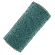 Linhasita waxed thread spool for micro macramé 0.5 mm - Turquoise (229) x335m