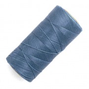 Linhasita waxed thread spool for micro macramé 0.5 mm - Denim Blue (119) x335m