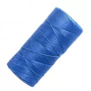Linhasita waxed thread spool for micro macramé 0.5 mm - Blue (692) x335m