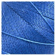 Linhasita waxed thread spool for micro macramé 0.5 mm - Blue (692) x335m