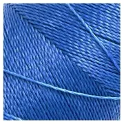 Linhasita waxed thread spool for micro macramé 0.5 mm - Blue (692) x335m