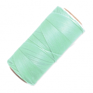 Linhasita waxed thread spool for micro macramé 0.5 mm - Mint (230) x335m