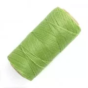 Linhasita waxed thread spool for micro macramé 0.5 mm - Lime Green (1019) x335m