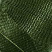 Linhasita waxed thread spool for micro macramé 0.5 mm - Olive Green (88) x335m