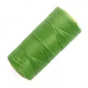Linhasita waxed thread spool for micro macramé 0.5 mm - Grass Green (352) x335m