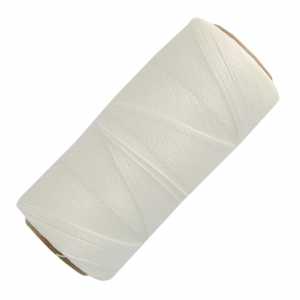 Linhasita waxed thread spool for micro macramé 0.5 mm - Natural x335m