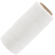 Linhasita waxed thread spool for micro macramé 0.5 mm - White (BCO ALV) x335m|raw }}