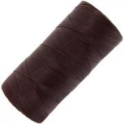 Linhasita waxed thread spool for micro macramé 0.5 mm - Chocolate Brown (29) x335m|raw }}