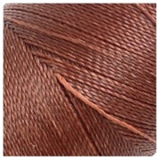 Linhasita waxed thread spool for micro macramé 0.5 mm - Old Copper (25) x335m