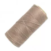 Linhasita waxed thread spool for micro macramé 0.5 mm - Marron glacé (213) x335m