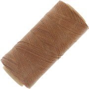 Linhasita waxed thread spool for micro macramé 0.5 mm - Autumn Brown (631) x335m|raw }}