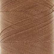 Linhasita waxed thread spool for micro macramé 0.5 mm - Autumn Brown (631) x335m