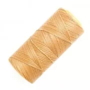 Linhasita waxed thread spool for micro macramé 0.5 mm - Straw (18) x335m