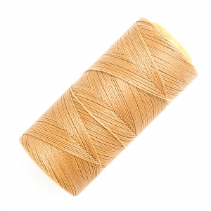 Linhasita waxed thread spool for micro macramé 0.5 mm - Straw (18) x335m