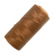 Linhasita waxed thread spool for micro macramé 0.5 mm - Old Gold (604) x335m|raw }}