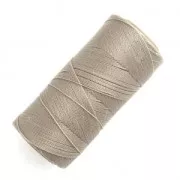 Linhasita waxed thread spool for micro macramé 0.5 mm - Beige (05) x335m
