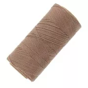 Linhasita waxed thread spool for micro macramé 0.5 mm - Sable (214) x335m